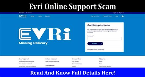 evri support email scam.